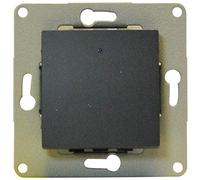 Electraline 602403 - Modulo pulsante con spia, colore: Nero