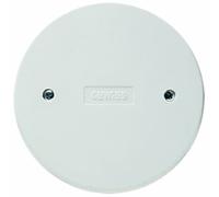 Electraline 60419 Coperchio con Griffe, Diametro 85 mm, Grigio