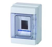 Electraline 60437 Centralino da Parete con Portello Stagno, 4 Moduli, Bianco