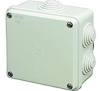 Electraline 60553 Cassetta di Derivazione da Parete, Misura 100x100 mm, IP55, Grigio