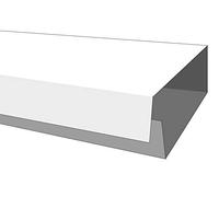 Electraline 60801 Canalina Passacavo Autoadesiva, 2 mt, Misura 10x10 mm, Bianco