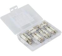 Electraline 61429 Kit 24 fusibili in ceramica da 6A a 32A (4 pezzi ciascuno per 6A, 10A, 16A, 20A, 25A, 32A), adatti per impianti elettrici domestici e industriali