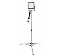 Electraline 63440 Proiettore Faretto LED su Treppiede, 50 W, Grigio, Cavo 2.5 m Impermeabile Ip65. Uso esterno, Feste e Barbeque in Giardino