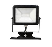 Electraline 63501 Proiettore Faretto Slim da Esterno, IP65 a LED con Staffa, 10W, Nero, proiettore faretto slim da esterno ip65 a led con staffa 10w nero