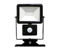 Electraline 63515 Proiettore Faretto da Esterno a LED con Sensore di Movimento, 20 W, Nero, 30 Watt