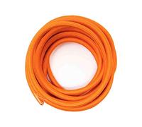 Electraline 70241, Matassa di Cavo Tessile Rotondo H03VV-F 2x0.75, 3 m, Arancio