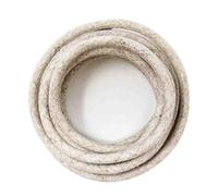 Electraline 70246, Matassa di Cavo Tessile Rotondo H03VV-F 2x0.75, 3 m, Canvas Beige