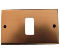 Electraline 71093 Placca 1 Posto, Bronzo