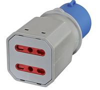 ADATTATORE INDUSTRIALE 16A 220V 2PR BIP IP44 FIG. 7 10 PZ