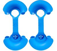 Electraline 94017 Avvolgicavo Avvolgiprolunghe Circolare, Blu (Confezione da 2)