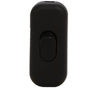 Electraline 95504 Interruttore Bipolare a Cursore 2A 250V, Nero