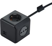 MULTIPRESA CUBO DUAL 2SCHU + 2BIP + 2USB 2.1A PZ 1,0
