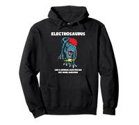 Electrasaurus come un normale elettricista ma più fantastico Felpa con Cappuccio