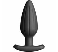 Electrastim silicone noir rocker butt plug grande