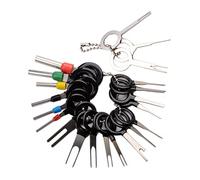 Electrely 21 Pezzi Strumenti di Rimozione Terminale, Pin Rimozione Cablaggio Terminale, Auto cablaggi elettrici crimpare connettore Pin estrattore Kit