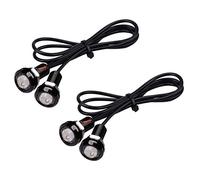 Electrely Luci di Navigazione per Barca, 4 pezzi 12V Marine Yacht LED Luce della Vela dell'arco Laterale Porta di Segnale per Barca Yacht Skeeter Luce subacquea (Blu)