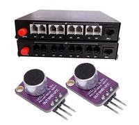 Electret Microfono Amplificatore Sensore Modulo Suono Regolabile MAX4466 Apparecchiature Elettriche 2 Pz Electret Microfono Amplificatore CMA 4544PF W