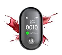 Electri-HQ Etilometro Portatile Certificato Alcol Test con LED ad Alta Definizione e Chip ad Alta Sensibilità,Adatto per Uso Domestico e Professionale
