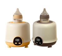 Electric Baby Milk Shaker, Automatic Bottle Mixer, Low Noise 360° Bidirectional Stirring, LED Display, (6.02x5.71x5.71 inches), Ideal for Formula Mixing, Anti-Bloating