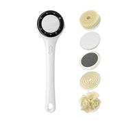 Electric Back Scrubber, Bath Brush Cleaner, Long Handle Tool, Three Intensity Settings, 14.17x3.54x3.15 inches, Body Washing Device, Women Men Teens Use, Elderly Skin Care