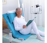 Electric Backrest for Bed, Schienale Del Letto Elettrico Regolabile Da 2 A 65° Per Supporto Collo, Testa E Lombare, Sollevatore Per Cuscini Medico Con Pompa Elettrica Per Anziani, Donne Incinte