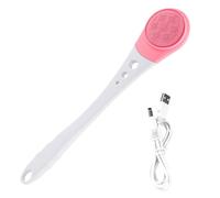 Electric Bath Brush - 16.93 Inch Long Handle Shower Scrubber | Silicone Body Scrubber - USB Rechargeable 3 Speed Waterproof Back Cleaner for Deep Skin Exfoliatіon Spa Bath Care Home Use