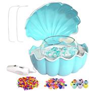 Electric Bead Spinner, Electrical Shell Shape Pearl, 6.1x5.31x3.94 Inches Compact & Portable, Adjustable Beading Machine for Crafting Necklaces, Weaving, And Beadwork