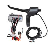 Electric Bike Controller Kit 36V 48V 500W 28A, Wireless Electric Scooter Controller Kit with 160PDD Handle Display, Aluminum Alloy Heat Dissipation Shell for E Bike and Scooter Mot