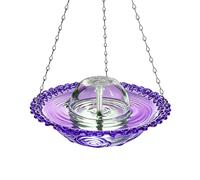 Electric Bird Bath - Clear Water Fountain, Outdoor Water Feature with Gentle Flow, Garden Bird Accessory, Pet Care Tool, Bath Fountain for Yard Patio Deck Balcony Backyard Garden