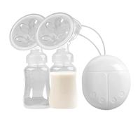 Electric Breastfeeding Pump, Double Breast Pump Strong Suction, Portable Breast Pump, Low Noise Milk Pump, Breastfeeding Accessories, Convenient Design, Reduce Noise For Travel, Moms
