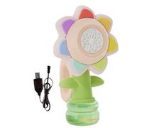 Electric Bubble Machine - Creating Endless Fun Magic Bubble Wand | Captivating Visual Display Bubble Blower | Fully Automatic Children's Sunflower Bubble a Burst of Joy