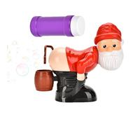 Electric Bubble Machine - Santa Claus Funny Farting with Lights and Music | Bubble Maker | Automatic Bubbles Blower Toy with Music | Interactive Automatic Blowing Toy Outdoor for Kids Family Fun Yard