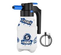 Electric Bubble Sprayer, Car Wash Foam Sprayer, 1.5L High-Volume, Powerful Auto Washer, Multi-Use Vehicles Detailing Dog Bathing, 12.99x4.92 Inches, White, 1 Piece