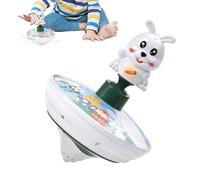 Electric Bunny Toy - Interactive Cute Musical Spin Learning Toy, Funny Educational Rotating Rabbit Plush, Adorable Easter Present | For Kids Boys Girls Home School Travel Camping Play Birthday Celebra