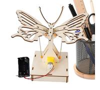 Electric Butterfly Crafts Wooden - Mechanical Innovative Electric Science