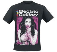 Electric Callboy Eat Me Alive Uomo T-Shirt Nero L 100% Cotone Regular