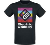 Electric Callboy Square Logo Uomo T-Shirt Nero M 100% Cotone Regular