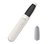 Electric Callus Remover - 7.48 Inch Foot File | ABS ricaricabile Scrubber - Portable Professional Pedicure Tool with 2 Sanding Heads for Effortless Smoothing of Rough Skin on Heels & Feet