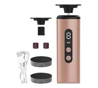 Electric Callus Remover, Foot Scraper Dead Skin Remover, Ergonomic Pedicure Tool With 9 Speeds for Winter, Cracked, Skin Care, 1,61 x 1,61 pollici, Champagne, Grey, White