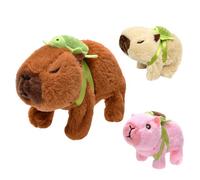 Electric Capybara Plush Toy - Walking Stuffed Animal System, Soft Interactive Plush Activity Accessory, Funny Motion Development Toy for Kids Ages 3+ Boys Girls Gift Use | Cute Animated Companion Kit