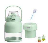 Electric Citrus Juicer 28 Oz, Fresh Juice Bottle Portable, Portable Large-Capacity Juicing Bottle With Dual Lids & Straw, Prep Frozen Blending (1pcs)