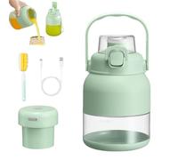 Electric Citrus Juicer 28 Oz,Rechargeable Portable Mini Blender with Dual Lids & Straw,Can squeeze fresh juice,Suitable for home and camping (1pcs)