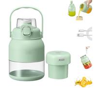 Electric Citrus Juicer 28 Oz, With Straw and Two Lids, Multifunctional Large-Capacity Wireless Portable Juicer Cup, Electric Juicers Bottle for Fresh Juice, Orange And Lemons (1 Pc)
