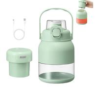Electric Citrus Juicer 28 Oz, With Straw and Two Lids, Portable Blender Cup, Electric Juicer Bottle, Multifunctional Large-Capacity Wireless Blenders Rechargeable for Fresh Juice (500ml)