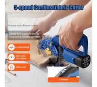 Electric Cloth Cutting Tool, 2500mAh Battery, Cordless Electric Scissors, 32mm Cutting Thickness, Rotary Cutter for Fabric, Cardboard Cutter for Cloth, Cardboard, Leather, Carpet