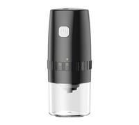 Electric Coffee Grinder Mill, Rechargeable Beans Dry Grinders with Transparent Lid, Portable Grinder for Camping, Travel, Offices, Kitchen and Daily Home Brewing, 7.48x3.15x3.15 inches