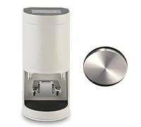 Electric Coffee Tamper 58MM Adjustable 5-30KG, One-Button Automatic Tamper for Barista Beginners(White,Plainweave)