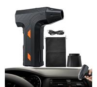 Electric Compressed Air Duster, 80000RPM Three-Gear Adjustable & Handheld PC Air Blower, High-Speed Dust Cleaning Tool, Office and Home Electronics Cleaner for Computers Keyboard PC Car Interiors