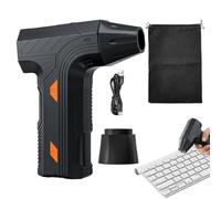 Electric Compressed Air Duster - 80000RPM Three Gear Adjustables | Small Hand Held PC Air Blower Fan | For Offices Studios Computer Keyboards PC Car Interiors