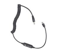 Electric Control Power Lines USB C a 5,5 x 2,1 mm con display digitale per router, altoparlanti e apparecchiature di emergenza adattatore di alimentazione ventola